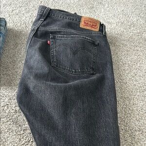 Levi's Women’s Black 501s (skinny, no stretch)